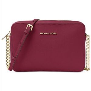 Burgundy Michael Kors Bag